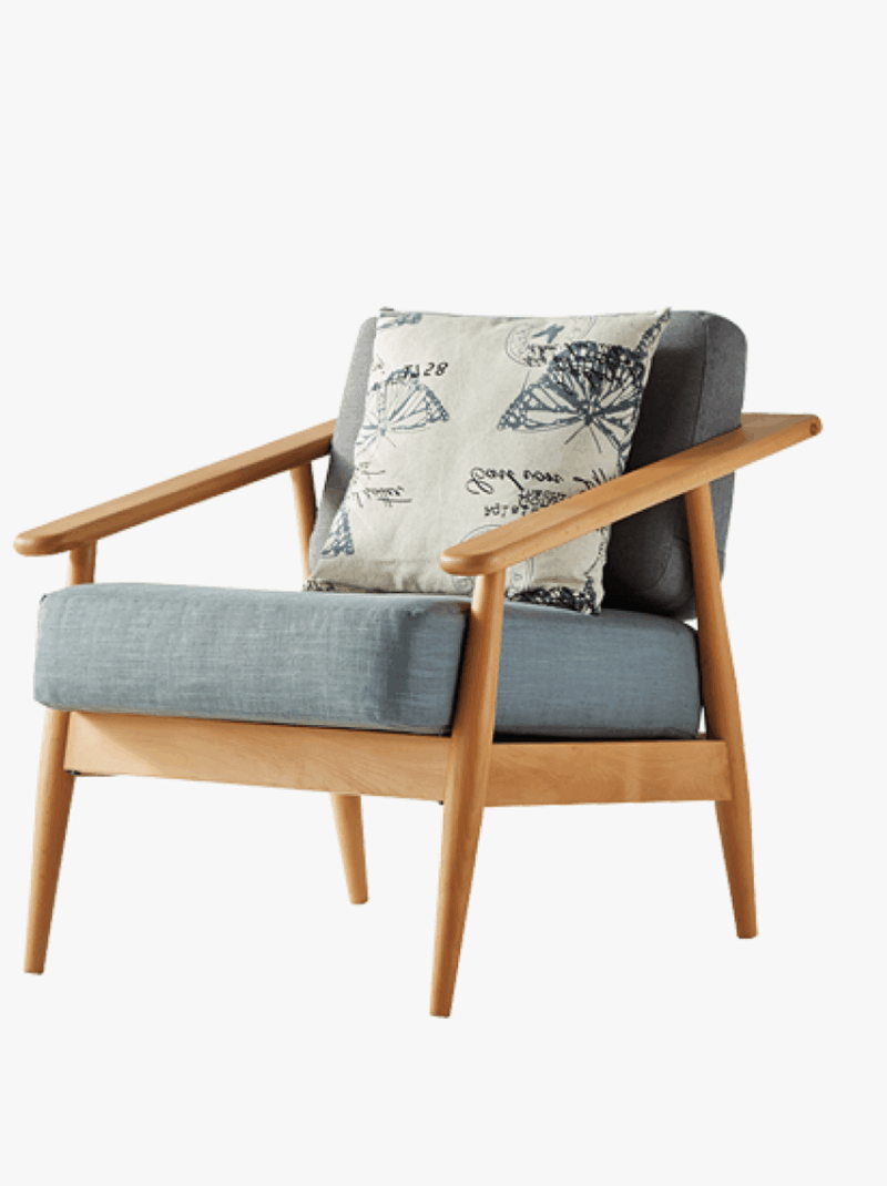 Sylva Leather Accent Chair