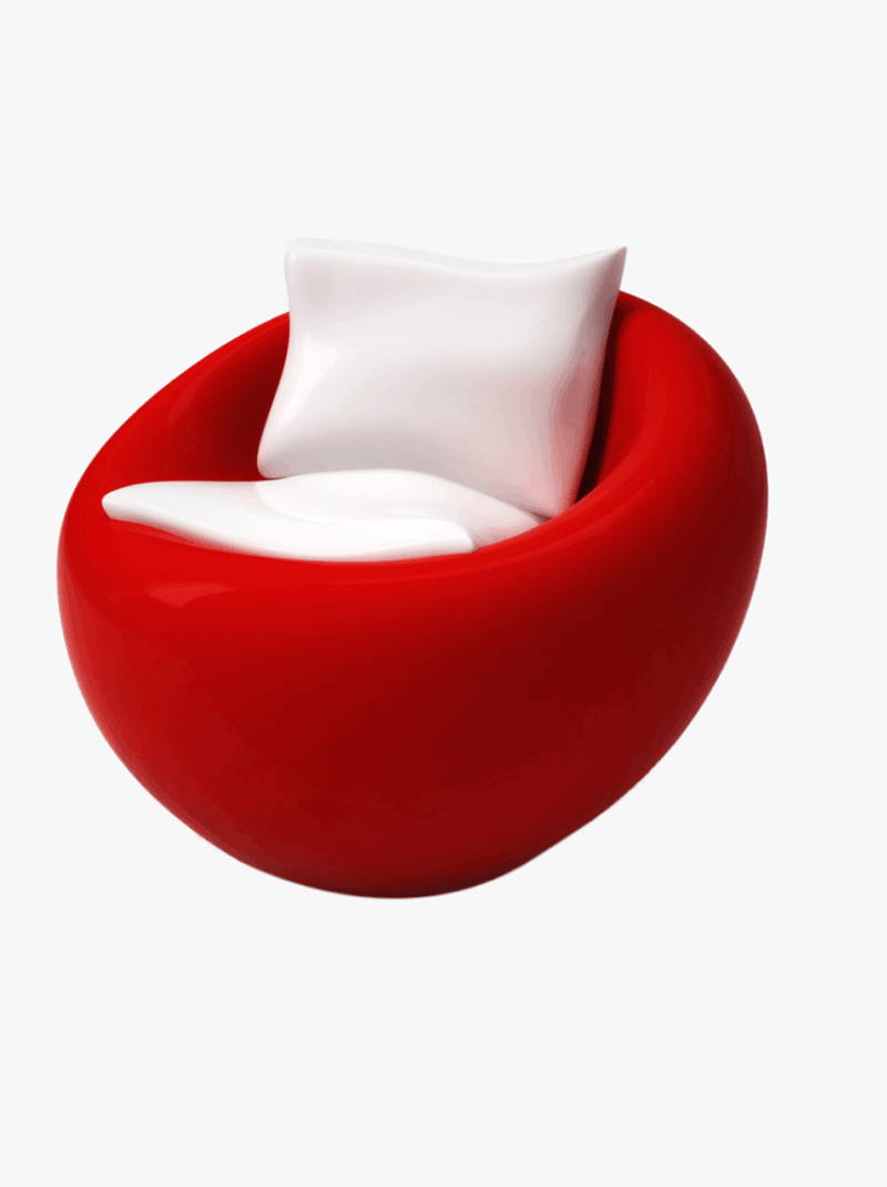 Caro Leather Thin Track Arm Loveseat